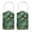 Multi3, variant on RATGON 2 Pack Luggage tag PU Leather with Stainless Steel Loop Flower Butterfly Girl Travel Trip
