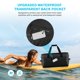 thumbnail image 3 of Bolsa de viaje Gonex, impermeable, 80 L, para exteriores, color negro, 3 of 8