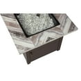 thumbnail image 3 of Uniflame Duvall 30" Square Printed Faux Wood Mantel LP Gas Patio Fire Pit, 3 of 10