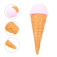 thumbnail image 3 of KAKOWELY Modelo de helado de simulación de PVC, helado falso, cono de helado artificial, accesorio de exhibición para tienda, 3 of 4
