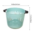 thumbnail image 3 of Cesta de Plástico para La Ropa Sucia - Cesto Plegable para Baño, Dormitorio, Armario - Organizador de Ropa Sucia de Gran Capacidad con Asas - Contenedor de Almacenamiento para Toallas y Lavandería, 3 of 6