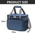 thumbnail image 2 of Bolsa de aislamiento portátil de tela Oxford, bolsa de hielo para exteriores, bolsa de mano de gran capacidad, 2 of 5