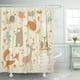 thumbnail image 1 of Cortinas de ducha ABPHQTO animales salvajes en el bosque 165x180 cm, 1 of 2