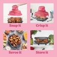 thumbnail image 5 of Ninja Crispi 4-in-1 Portable Glass Air Fryer Cooking System FN101PK1, 1500W Air Fryer with 4QT & 6-Cup Glass Containers, Bake, ReCrisp & Max Crisp, Cherry Blossom, 5 of 5