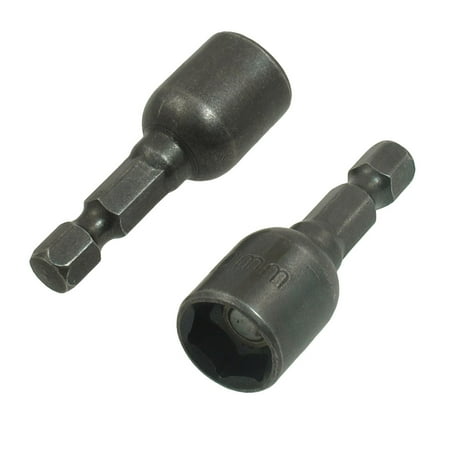 

Unique Bargains 2 Pcs Gray Hex Socket Wrench 0.2 Shank 0.4 Nut Driver Bit