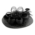 thumbnail image 5 of CAIXIA Fascinator Hat with 2 Ways to Wear - Feather Tea Party Wedding Formal Hat with Clip & Headband, 5 of 5