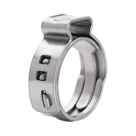 SUPPLY GIANT QYLU-DS34-10 Oetiker Style Pinch Pex Cinch Clamps, 1/2 INCH, Stainless Steel