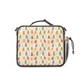thumbnail image 3 of Princess and Heart Beige Pattern Insulated Lunch Bag with Shoulder Strap and Bottle Holder,Bento School Lunch Bag Box,11x9.5x3.5 Inches, 3 of 5