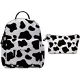 thumbnail image 1 of Mini mochila Loomiloo, pequeña bolsa de maquillaje con estampado de celosía para niñas, regalo, organizador de poliéster impermeable para bolso., 1 of 5