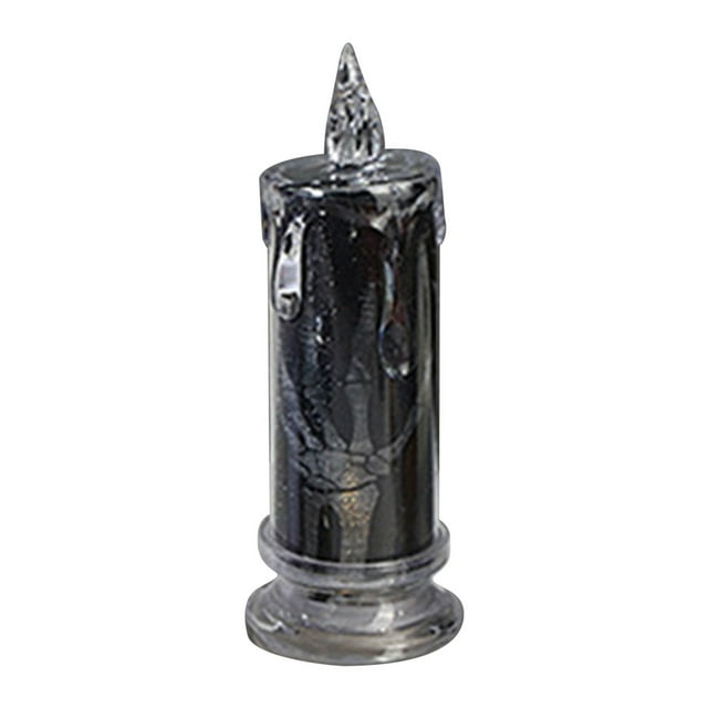 SDNall Halloween Candles for Indoor and Outdoor Table Decorations, Battery Operated Flameless Lighted Lamp Centerpiece with Safe Cute Designs, Home Party Decoration