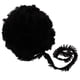 thumbnail image 4 of Hilo para tejer con flecos, hilo con flecos, lana con flecos, hilo con efecto, lana, piel Negro, 4 of 6
