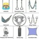 thumbnail image 4 of Ceiling Hook Hanging Chair,500 Kg Capacity Stainless Steel Professional Ceiling Mount Punching Bag H, 4 of 4