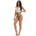 thumbnail image 5 of Unique Bargains Mid Rise Breathable Lace Underwear Briefs S Green, 5 of 6