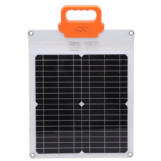 Cargador de panel solar, panel solar portátil de 18V fácil de usar con para mulifuncionales para exteriores