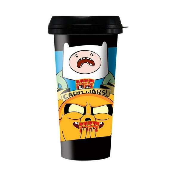 Travel Mug - Adventure Time - Card Wars Finn & Jake Travel Mug New ptmg-at-crdwr