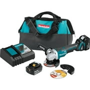Makita LXT Cordless 4-1/2"/5" Cut-Off/Angle Grinder Kit 5.0Ah 18V Li-Ion 8500RPM
