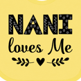 thumbnail image 4 of Inktastic Nani Loves Me Baby Clothes Girls Baby Bib, 4 of 4