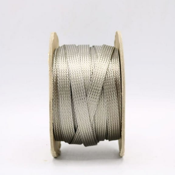 3/8" Tin/Copper Braid - FLAT