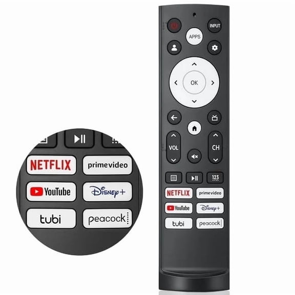 Replacement Remote Control for Hisense Smart Google TV,for Hisense 4K UHD ULED Google TVs-No Voice