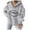 Light Gray, variant on Crewneck Sweatshirt Athletic Football Lady Hoodie Waist Sweater Running Clothes for Women Black XL