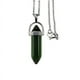 thumbnail image 1 of Nvzi Collares de cristal Colgante de cristal Collar de piedras preciosas para curación energética espiritual Colgante hexagonal Adivinación para hombres (verde), 1 of 5