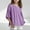 Purple, variant on Teen Clothes For Girls Solid Girls Short Sleeve Tops Oversized Toddler Girl Summer Outfits Girls Size 11-12 Years Clothes Cute&nbsp;Girl&nbsp;Clothing