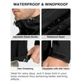 thumbnail image 6 of Little Donkey Andy Men's Rain Hiking Jackets Waterproof Windproof Breathable Shell Coats Travel Fishing Black XX-Large, 6 of 8