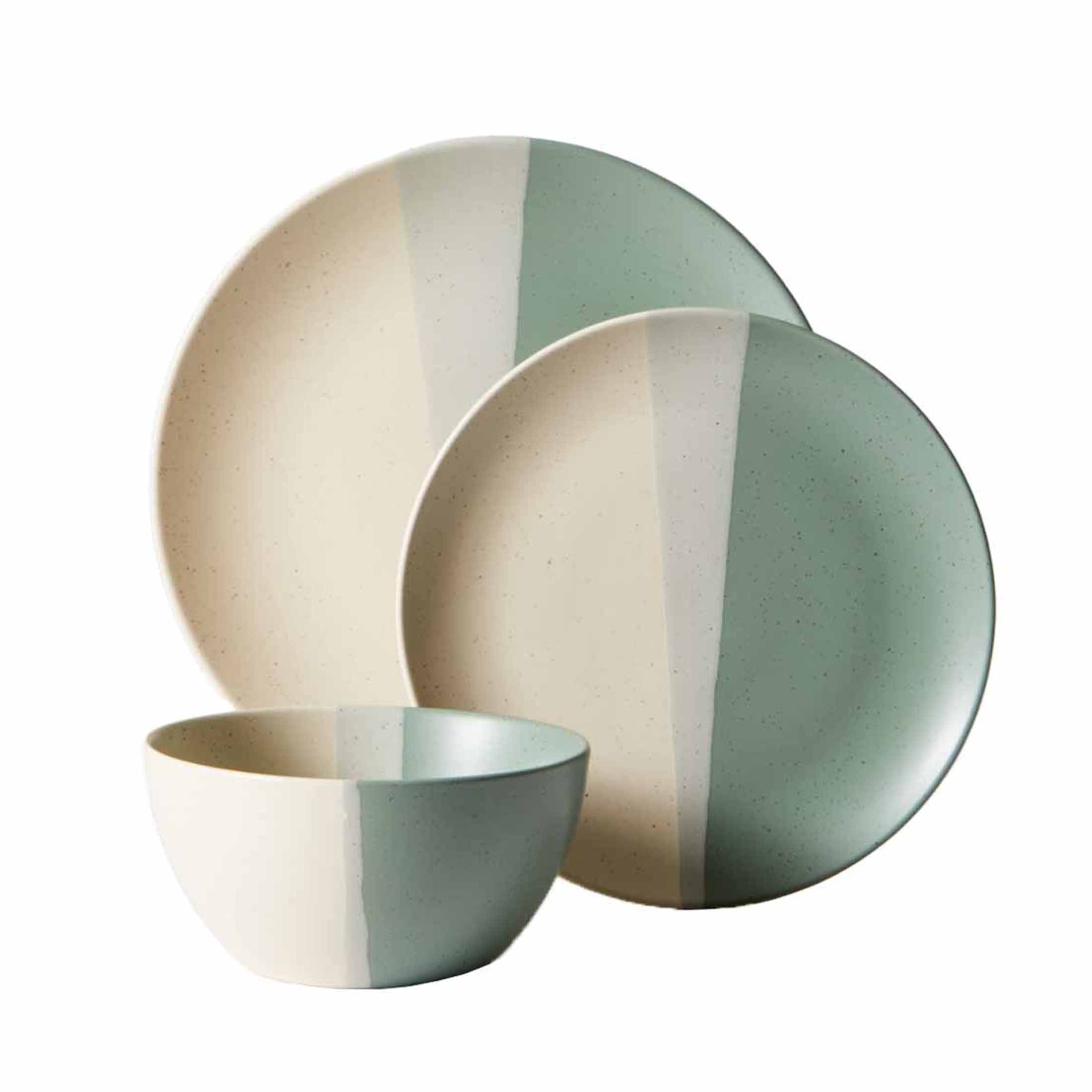 (2 pack) Better Homes & Gardens Sage Hayes Stoneware Dinner Bowl