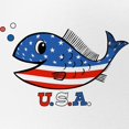 thumbnail image 2 of CafePress - American Fishy - Adjustable Unisex Printed Trucker Hat with Mesh Back, 2 of 10