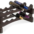 thumbnail image 3 of BirdRock Home Stackable Wood Wine Rack - 10 Bottle - Espresso, 3 of 5