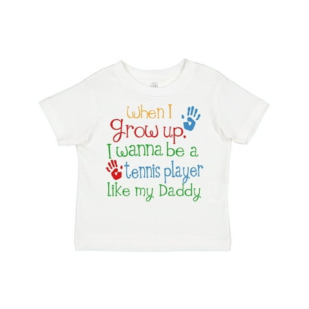 

Inktastic Tennis Player like Daddy Boys or Girls Toddler T-Shirt