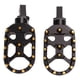 thumbnail image 1 of Aramox Estribos Moto Estribos Delanteros Moto Pedales Reposapiés con Dientes Antideslizantes Aluminio CNC Ajustable para R18 2020-2022 ANGGREK  Otros, 1 of 8