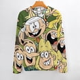 thumbnail image 2 of The Loud House Unisex Sweater Long Sleeve Fall Casual Crewneck Tops Pullover Active Streetwear Fashion Sweatshirt XL, 2 of 6