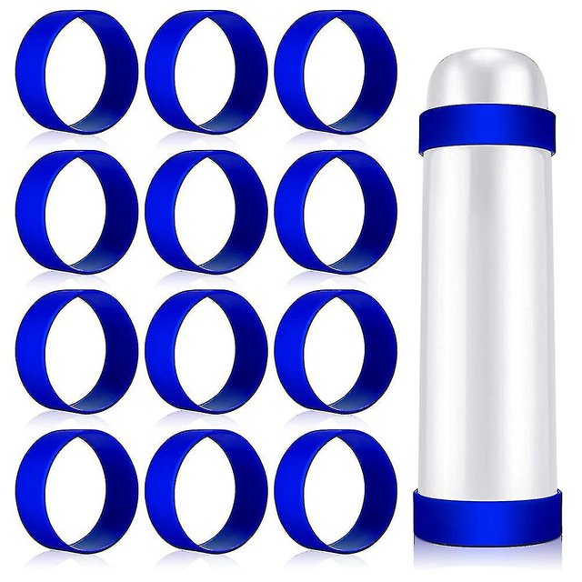 12 piezas de bandas de silicona compatibles con vaso de sublimación botella alternativa Kaili Sencillez