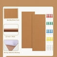 thumbnail image 4 of 3 Set Cork Board Bulletin Board, Small Rectangular Pin Board for Wall, Self-Adhesive Cork Board for, 4 of 6