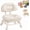 B, variant on Rolling Low Stool with Backrest Low Rolling Stool with Back Support Wheels Thickened Seat Cushion Soft Padding Ergonomic Backrest Chair for Home and Office Use(B)