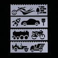 thumbnail image 3 of 8pcs Drawing Stencil Painting Stencils for Studio Or Sketching And Drafting , Car, 3 of 8