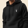 thumbnail image 5 of Dalix Astronaut Embroidered Fleece Zip Hoodie Cold Fall Winter Mens in Black 2XL XX-Large, 5 of 5