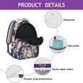 thumbnail image 2 of Exotic Paisley Artwork School Backpack for Students Lightweight and Comfortable Boho Vintage Floral Pattern Backpack for Student and Student, 2 of 5