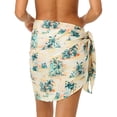 thumbnail image 2 of La Porte womens  Short Tie-Side Sarong Coverup, l/xl, 2 of 3