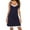 Navy, variant on OSFVNOXV Short Nightgown for Women Chemise Sleep Shirt Lightweight Summer Breathable Mini Night Dress Sleepwear