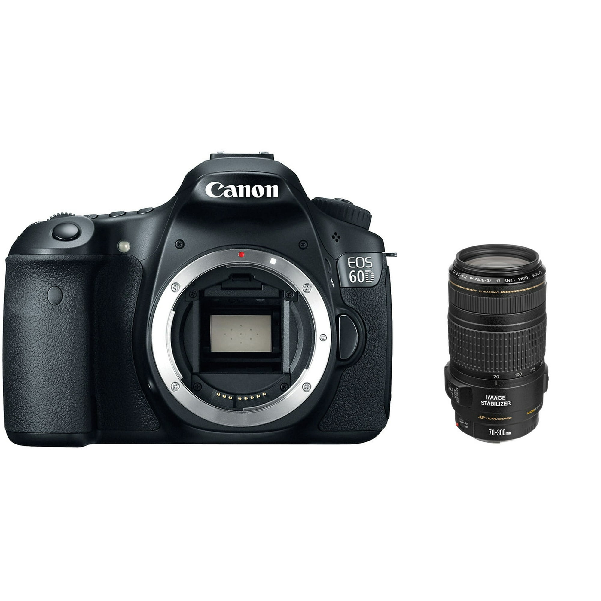 Canon EOS 60D DSLR Camera with 70-300mm Lens Kit - Walmart.com