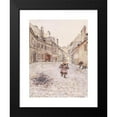 thumbnail image 2 of Carl Pippich 19x24 Black Modern Framed Museum Art Print Titled - Motiv Vom Spittelberg, 2 of 5