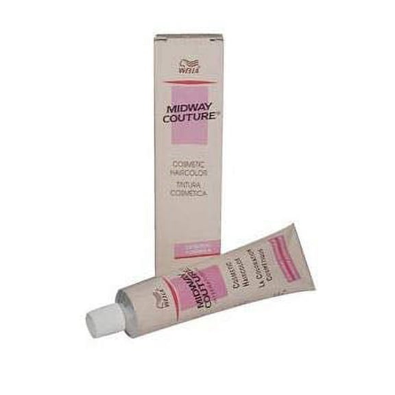 Wella MIDWAY COUTURE Demi-Plus Haircolor Dye (with Sleek Tint Brush) Mid Way Demi Permanent Hair Color (7/8G Golden Blonde)