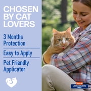 Hartz UltraGuard Pro Flea and Tick Cat Treatment, 3 Monthly Treatments