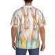 thumbnail image 3 of Fotbe Happy Easter Camisa Estampada de Manga Corta para Hombre, Casual de Verano, Estilo Playero, Sin Arrugas-Medium, 3 of 5