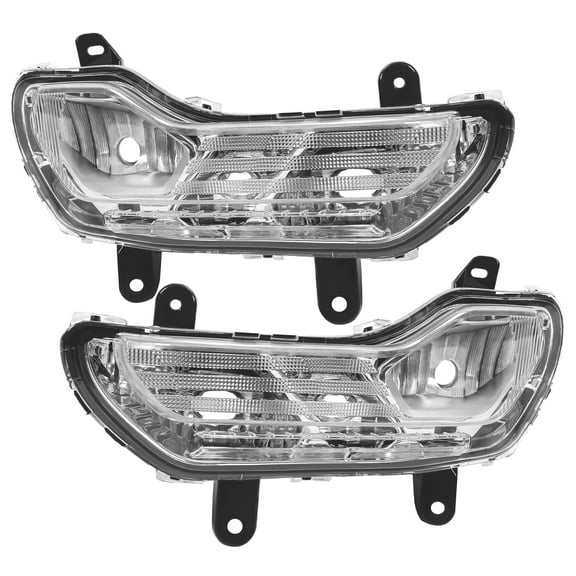 CCPAO Pair Front Fog Light Bumper Lamps Left Right Side Compatible with Ford Escape Kuga 2013-2016