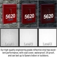 thumbnail image 5 of CNKOO 2024 New License Plate Number Reflective Invisible Digital Sticker-Black-3Pcs 50*28.9Mm, 5 of 5
