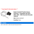thumbnail image 2 of Engine Camshaft Position Sensor Connector - Compatible with 2001 - 2003, 2005 - 2006 Chevy Silverado 1500 HD 2002, 2 of 2