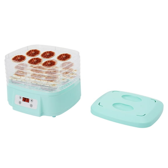 TFCFL 6 Trays Food Dehydrator Dryer Jerky Fruits Vegetables Drying Machine 200W 110V